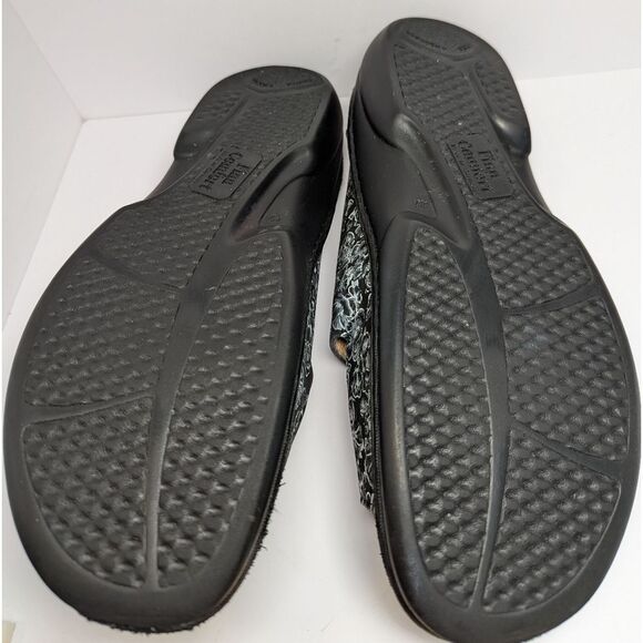 Finn Comfort Sansibar Black & White Floral Sandals Womens 42 EU Wide 10.5/11 US - Picture 6 of 7